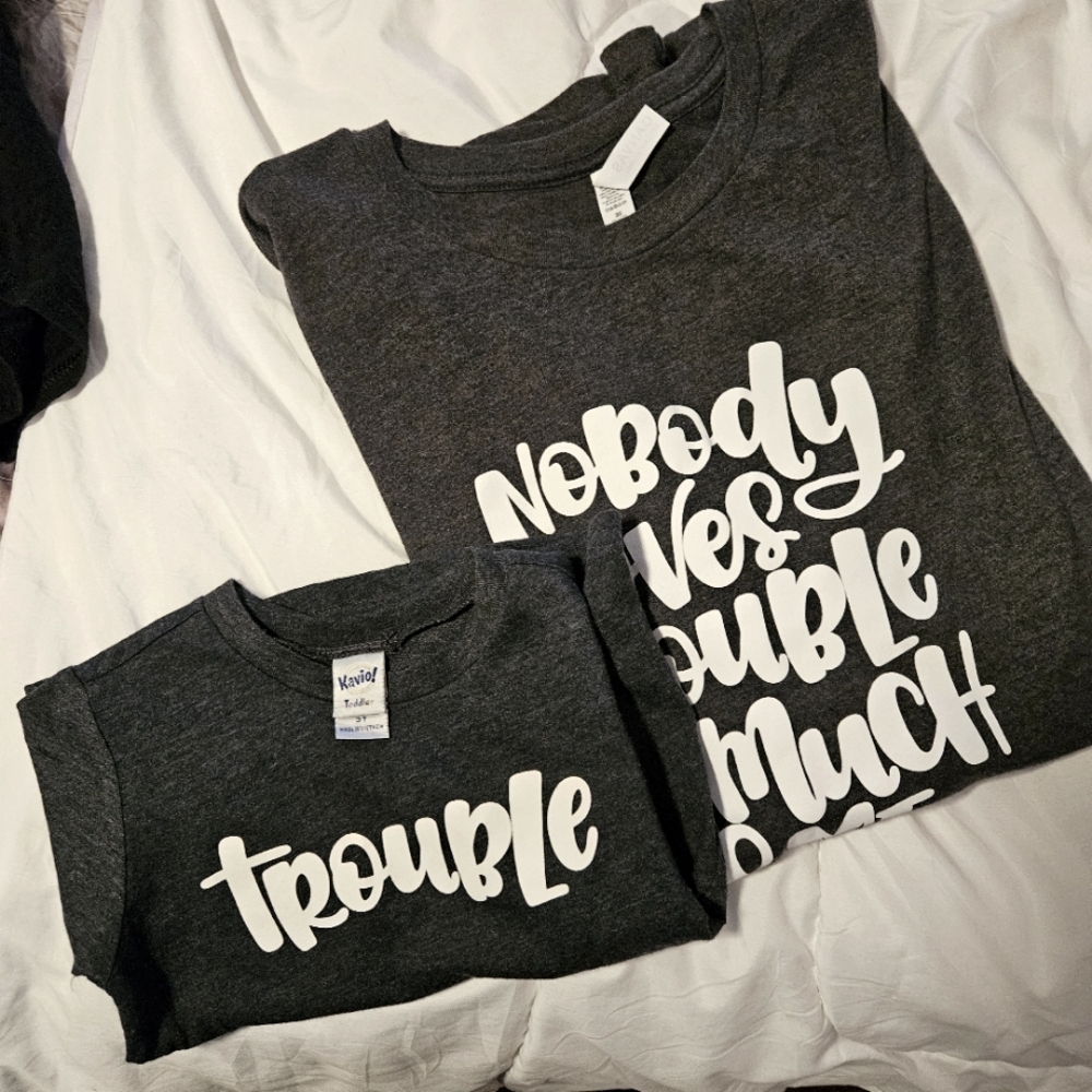 Mommy/Daddy & Me T-shirts.